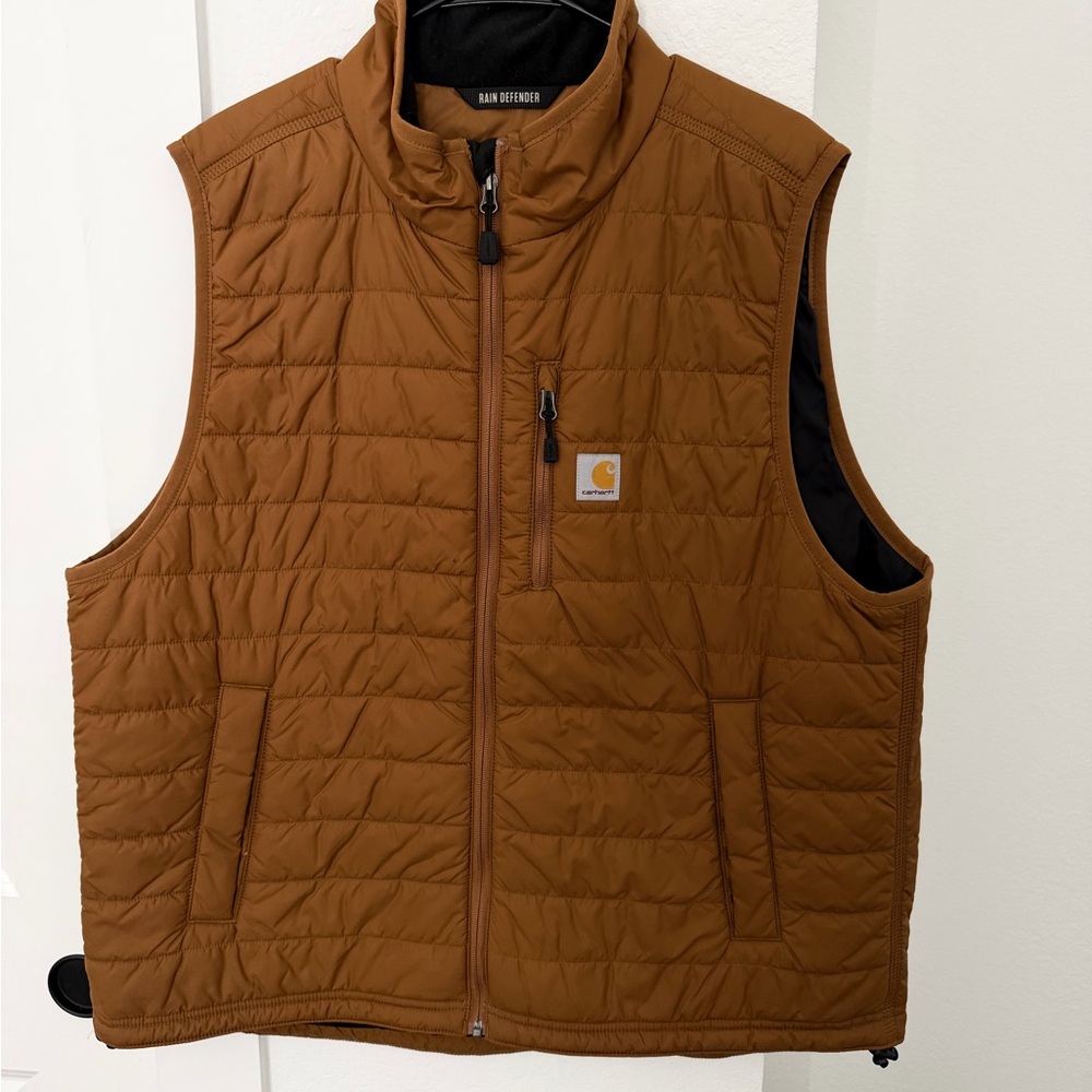 Carhartt Men's Tan Quilted Vest